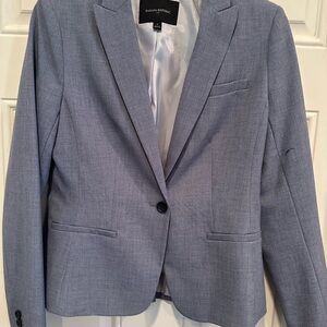 Banana Republic Blue Striped Blazer